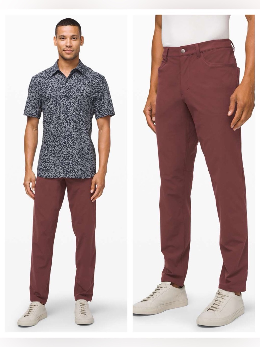 Lululemon ABC Pant Classic *32" Special Edition Pan American Team Canada 
Maroon